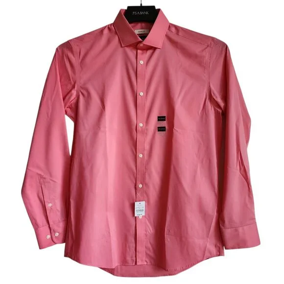 Jos. A. Bank | Shirts | 55 3233 Pink Dress Shirt Skinny Fit Jos A Bank New  Nwt Mens Flamingo Stretch | Poshmark
